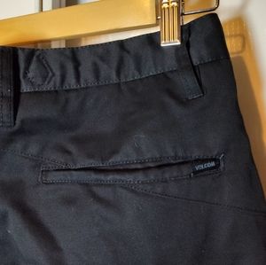 men's volcom black pants